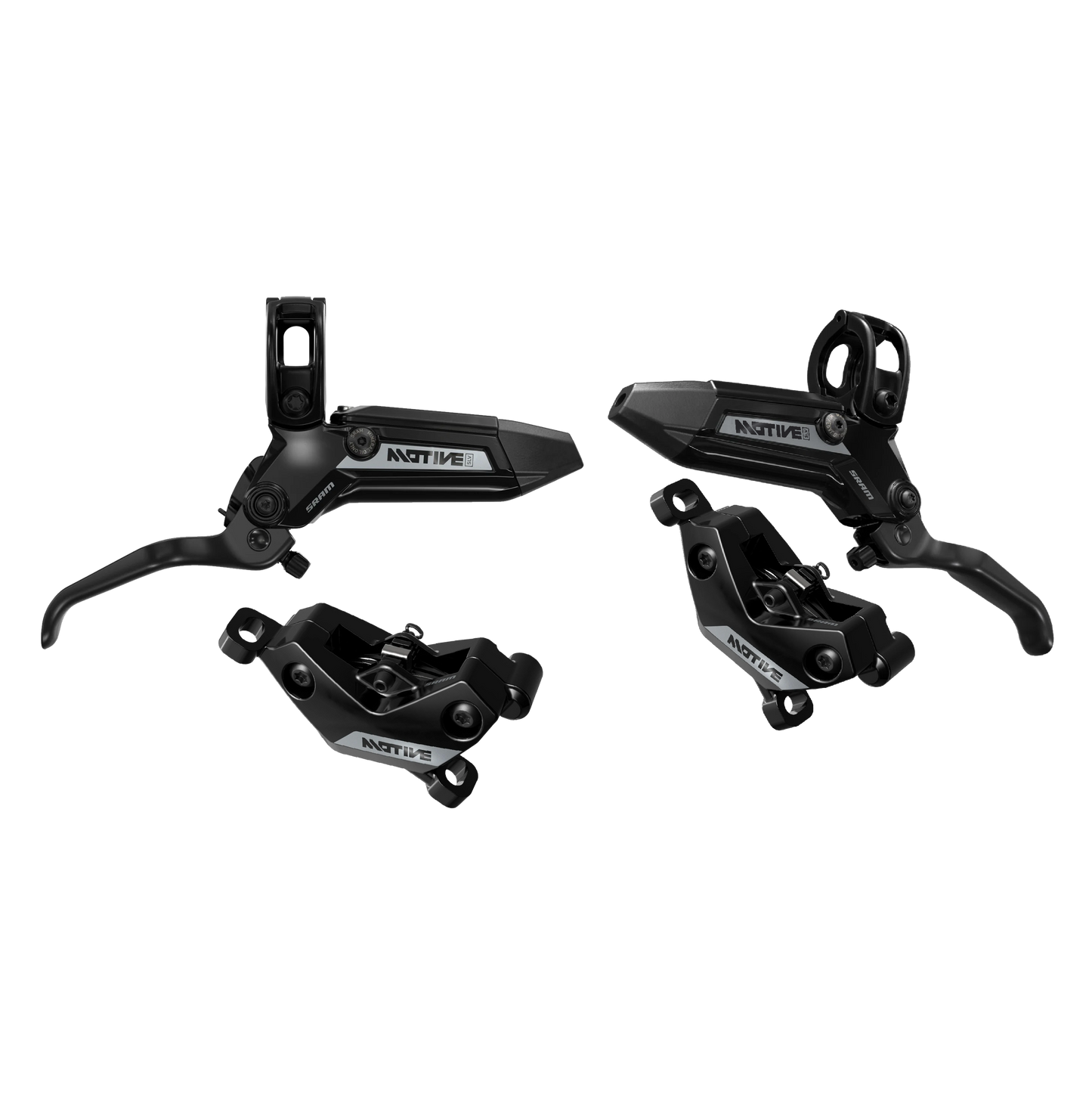 Pair of SRAM MOTIVE SILVER brakes Black
