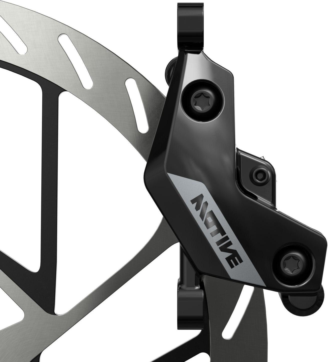 SRAM MOTIVE SILVER Discless Rear Brake 2000mm Black