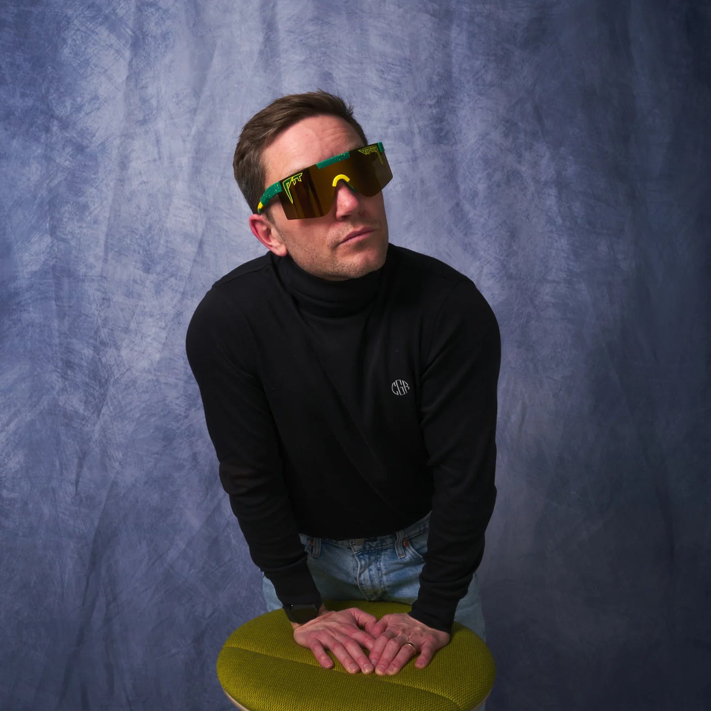 PIT VIPER THE STRAYA ORIGINAL 2.0 NARROW HDPV Polarized Gold Goggles