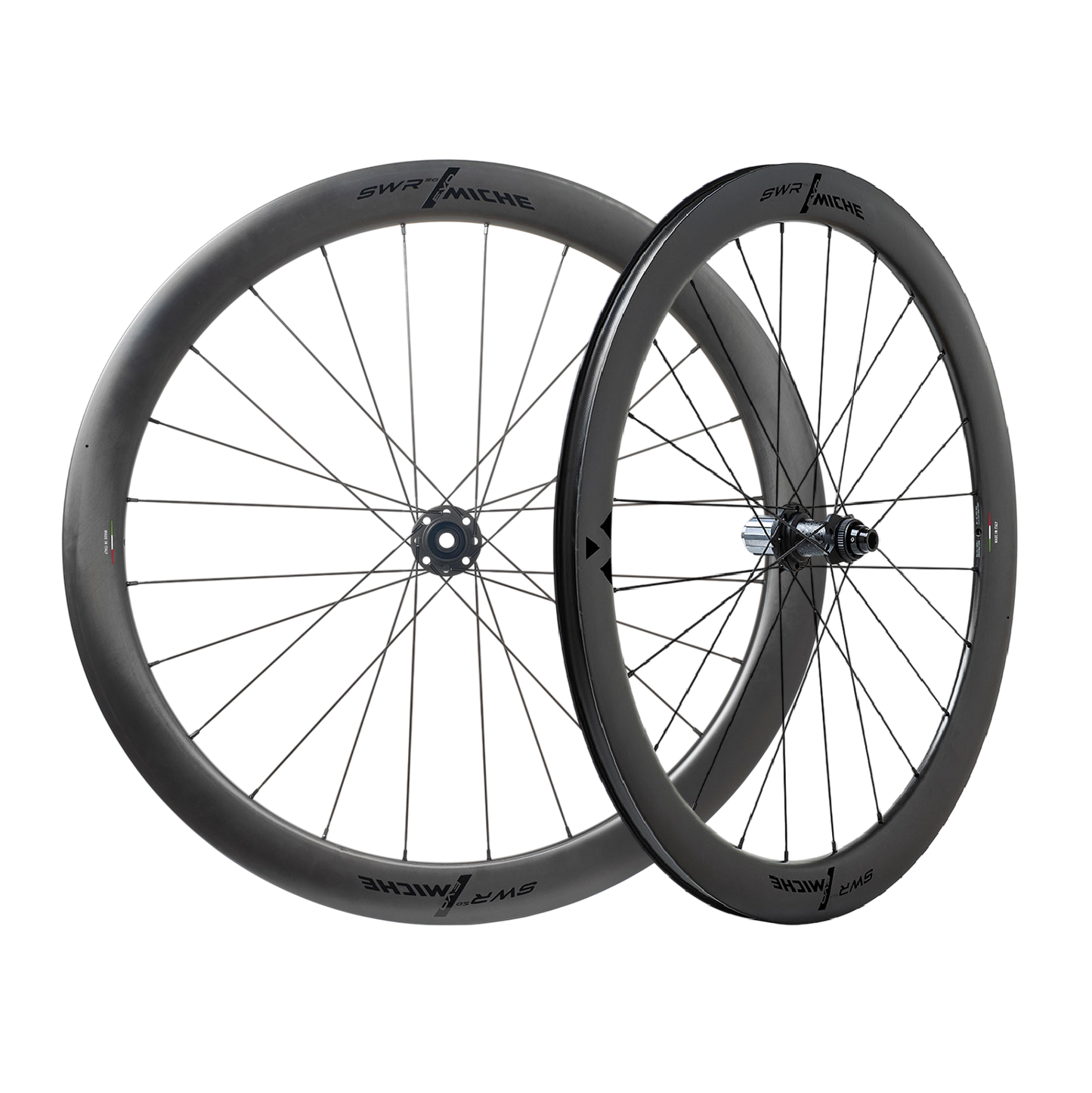 Pair of MICHE SWR EVO 50 DISC Tubeless Ready Wheels (Center Lock)