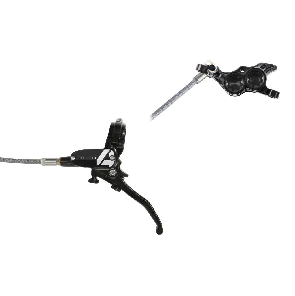 Front Brake HOPE TECH 4 E4 BRAIDED Durite Aviation Black