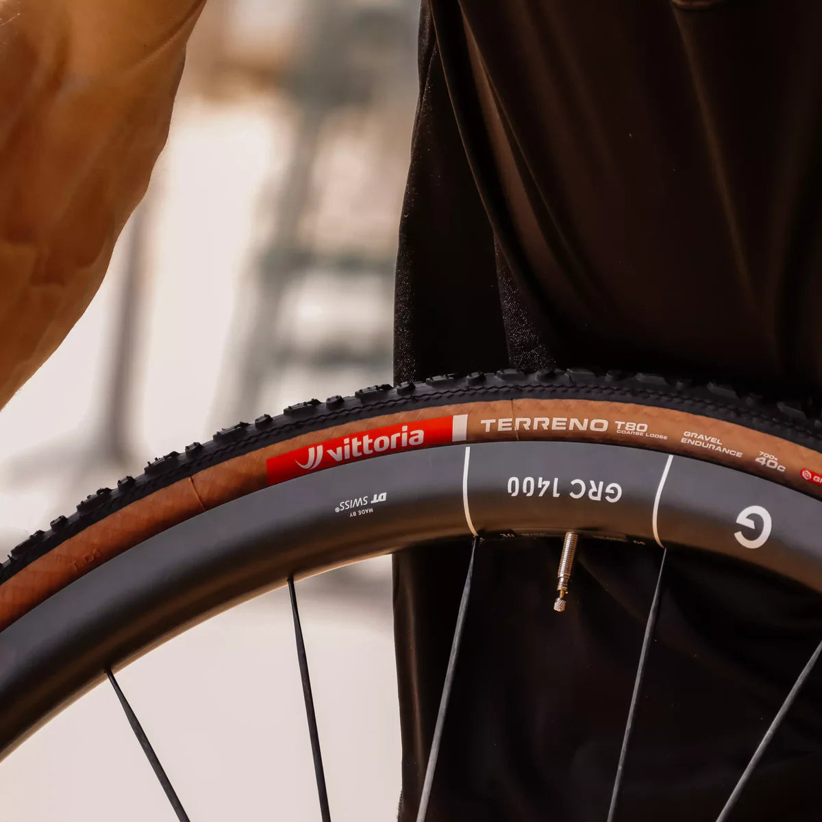 VITTORIA TERRENO T80 COARSE LOOSE 700x40c Gravel Endurance Tubeless Ready Soft Brown tire