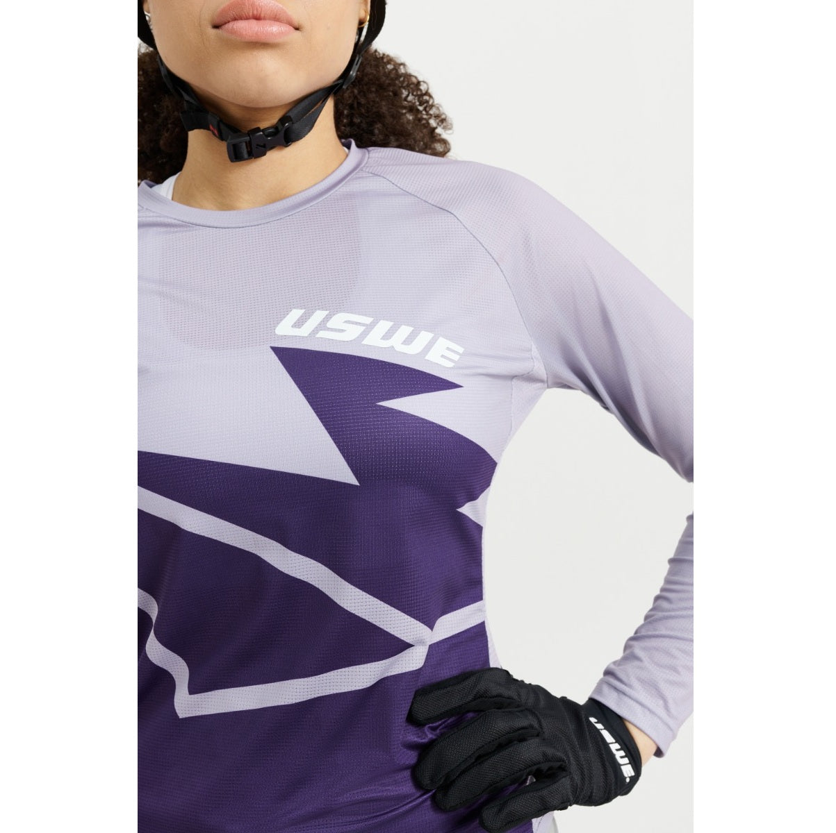 Women's USWE BERG MTB Long Sleeve Jersey Lavender
