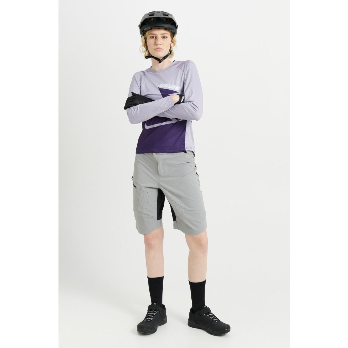 Women's USWE BERG MTB Long Sleeve Jersey Lavender
