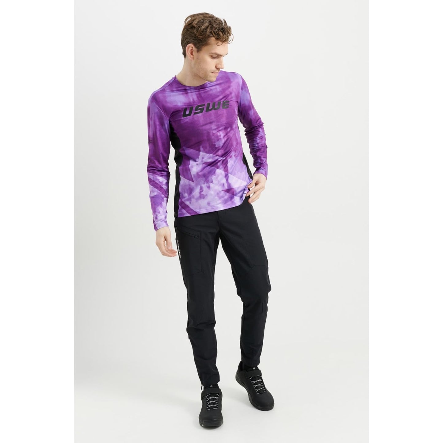 USWE LUFTIG MTB Long Sleeve Jersey Purple