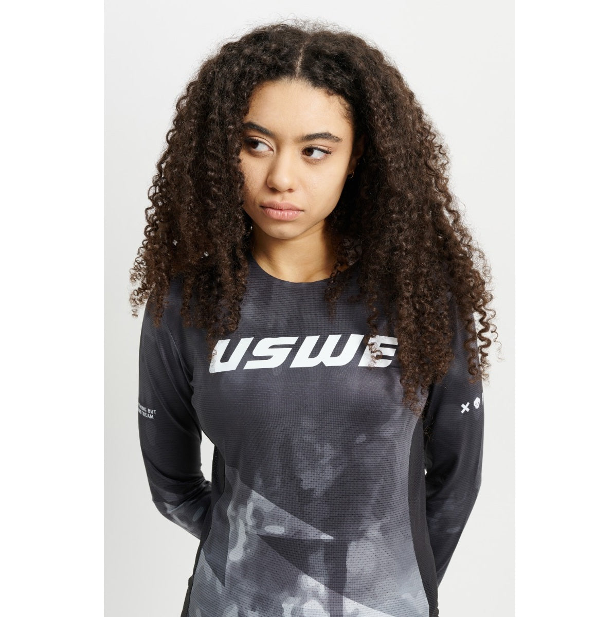 Women's USWE LUFTIG MTB Long Sleeve Jersey Black