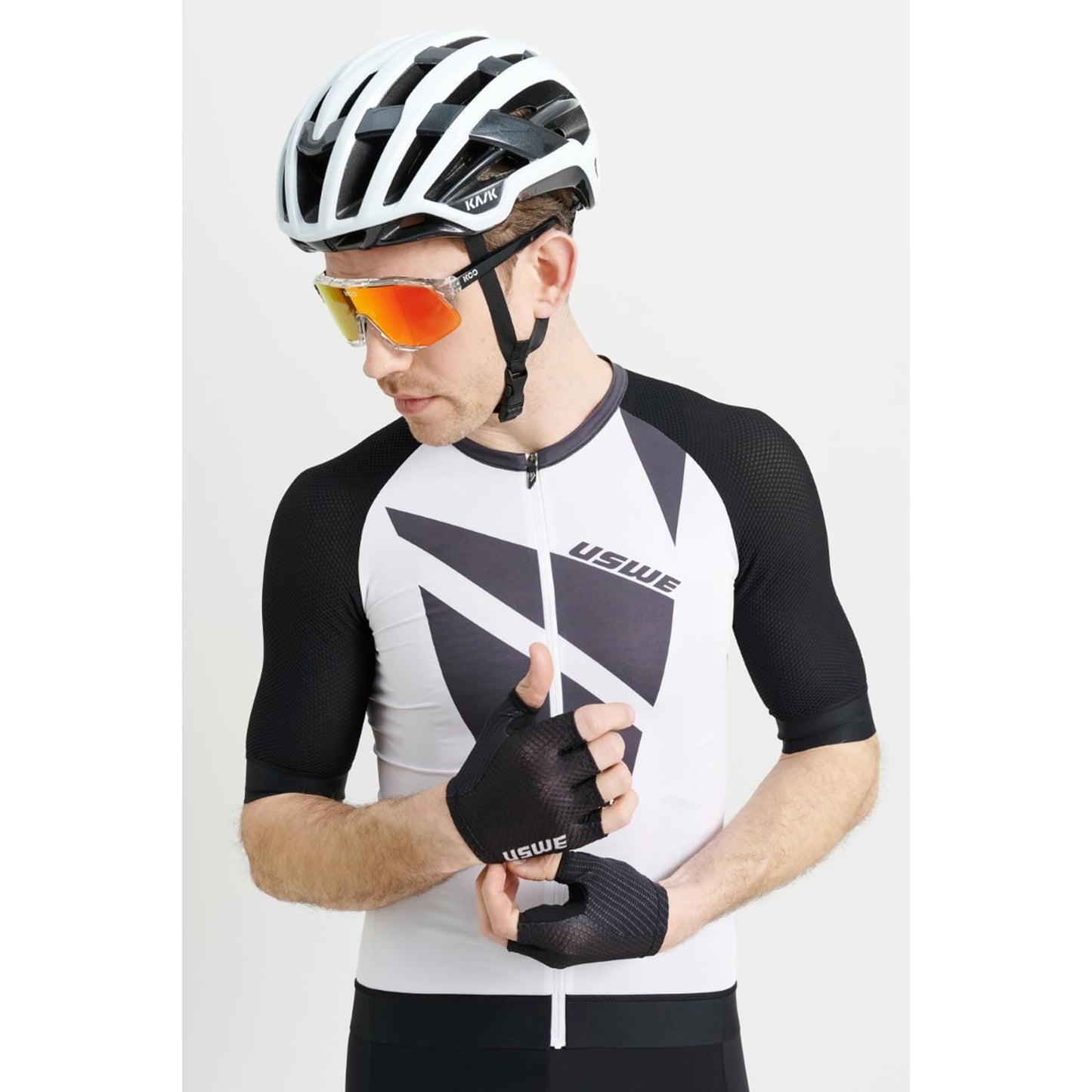 USWE SKARP GRAVEL Short Sleeve Jersey White