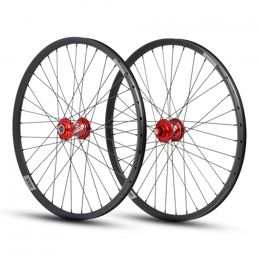 PRDIE 24" (507mm) Control V1 Helium Disc Axes 20/10mm Wheelset Red