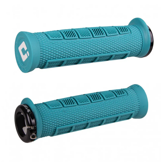 Grips ODI ELITE PRO V2.1 Lock-on 130 mm Turquoise