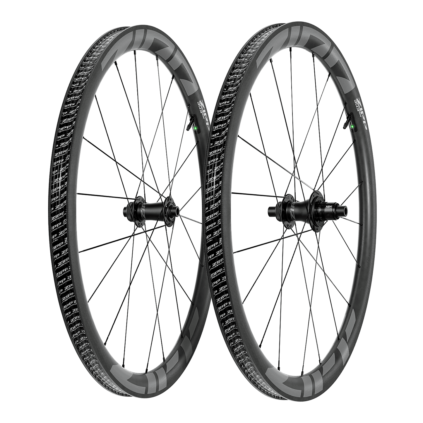 Pair of ZIPP 303 SW DISC Tubeless Ready wheels (Centerlock)