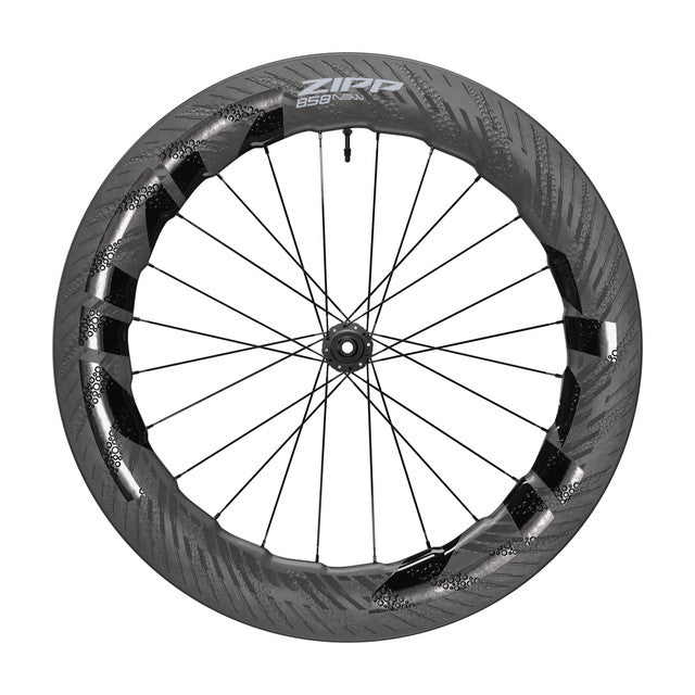 Pair of ZIPP 858 NSW DISC wheels Tubeless Ready (Center Lock)