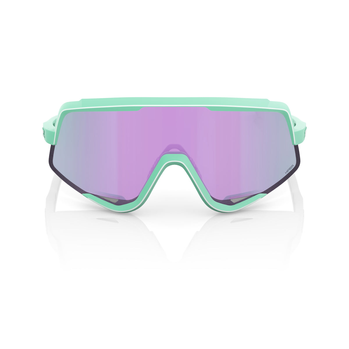 100% GLENDALE Soft Tact Green Hiper Mirror Lavender Glasses