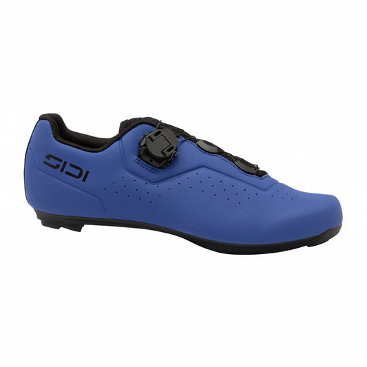 Sidi Prima 2 blue road cycling shoes, outer side view