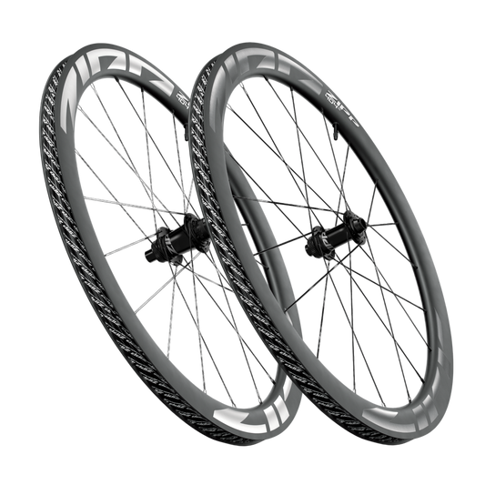 ZIPP 404 S A1 Tubeless Ready Wheelset (Center Lock) Black/Grey