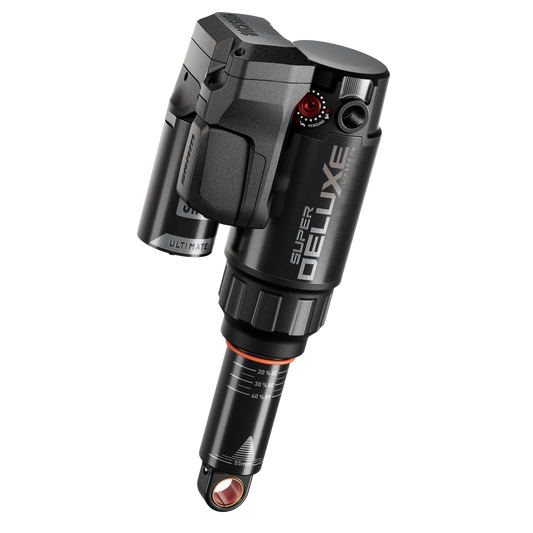 RS Super Deluxe Ultimate Flight Attendant - (185x55) LinearXLAir, TokenLoc3, Reb55/Comp37, Mid4-Lock6, HydrBottom Trunnion Std(8x40Battery,USB-C Charger)-D1 Trek Fuel EX 2023+