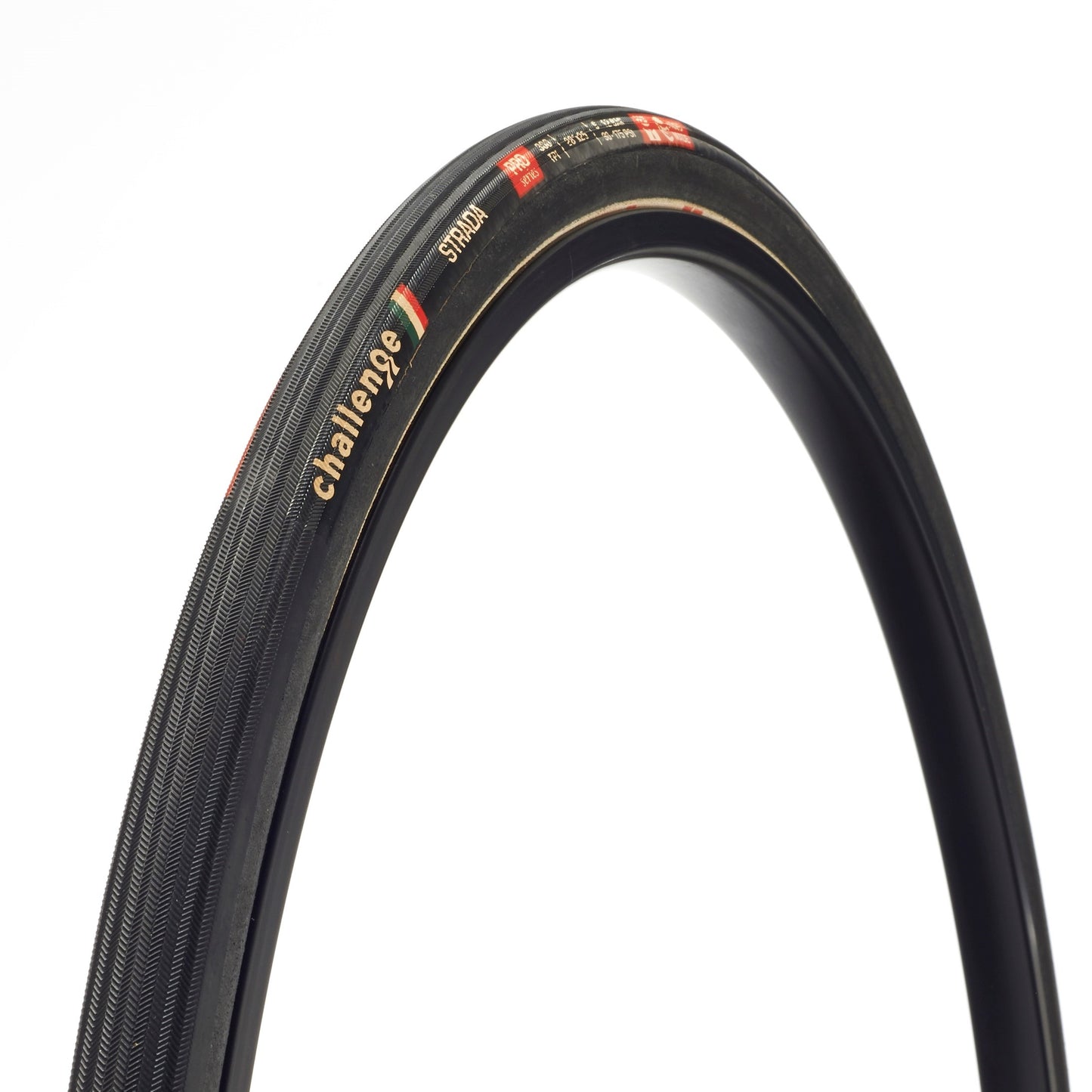 CHALLENGE OPEN STRADA PRO 700x25c TubeType Soft Black tire