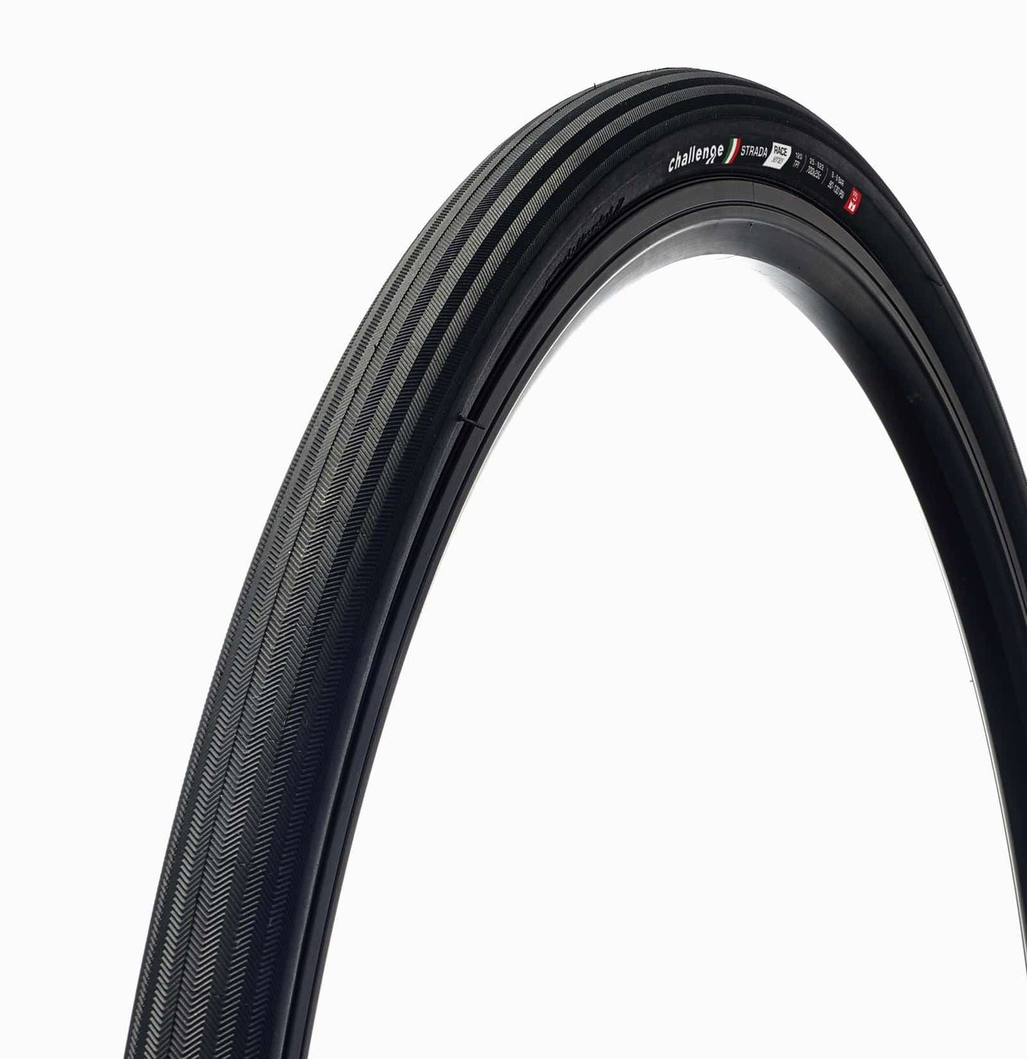 CHALLENGE STRADA 700x25c TubeType Black tire