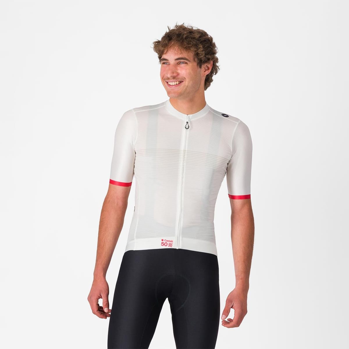 CASTELLI ESPRESSO 50th ANNIVERSARY Jersey Short Sleeve White