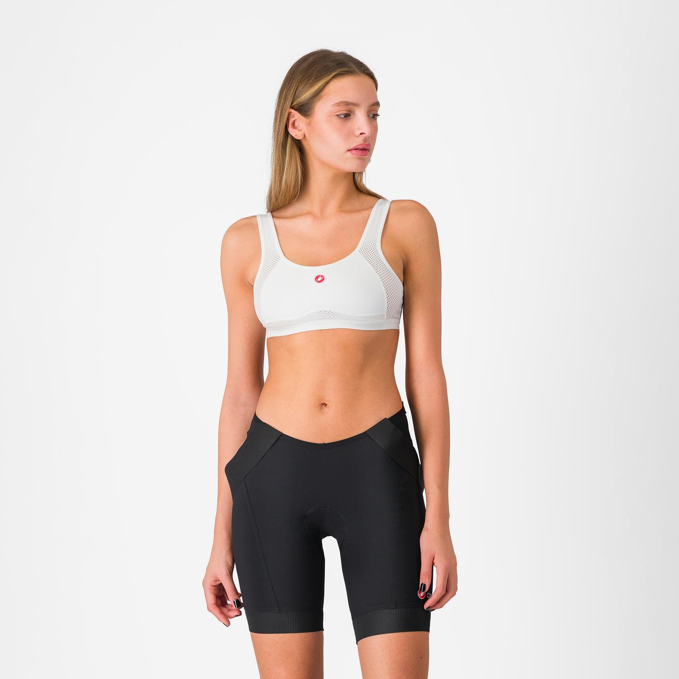 Women's bra CASTELLI ROSSO CORSA White