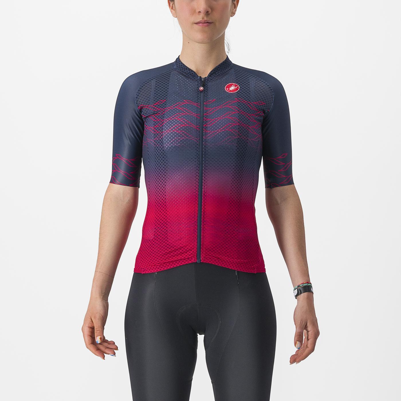 CASTELLI CLIMBER'S 2.0 W Women's Short Sleeve Jersey Navy/Pink