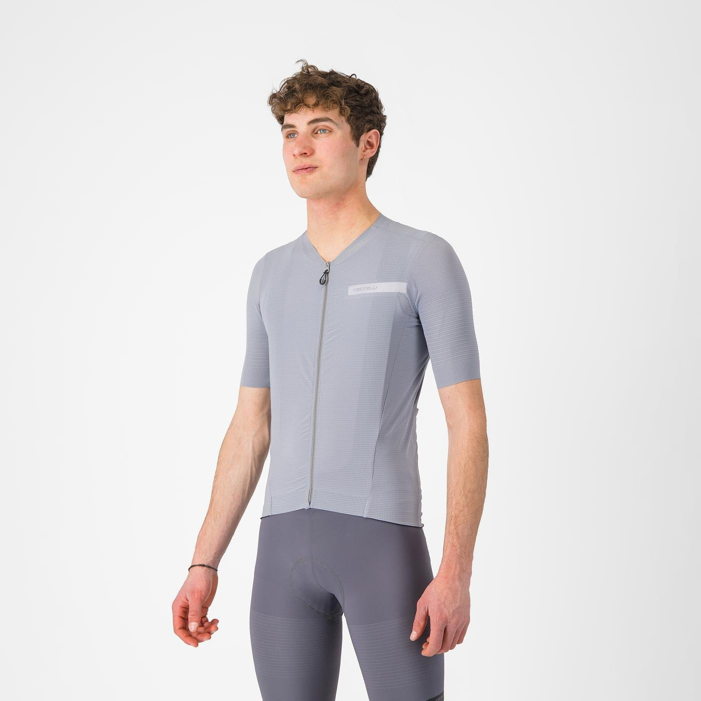 CASTELLI PREMIO EVO Short Sleeve Jersey Grey