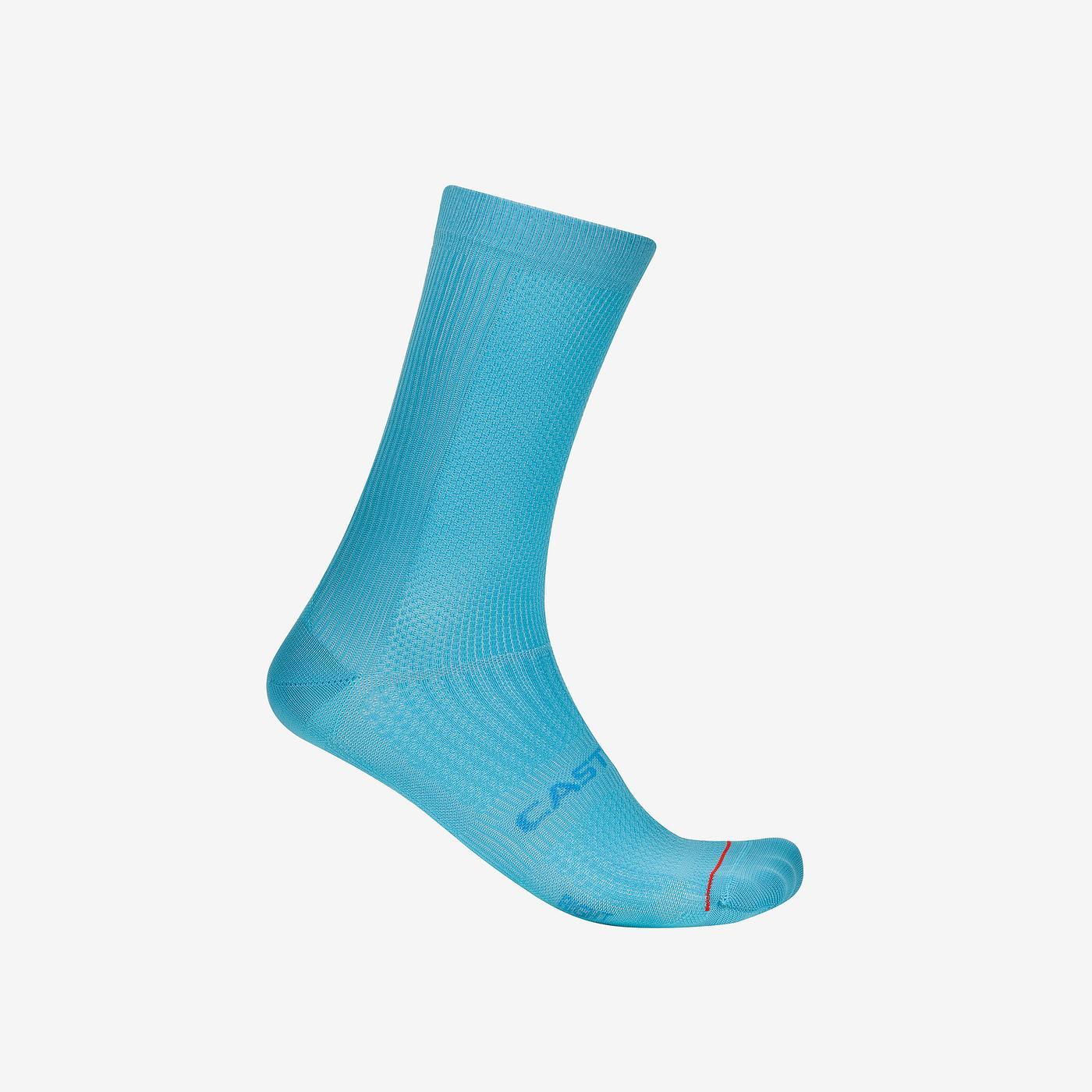 CASTELLI ESPRESSO 18 Neon Blue Socks