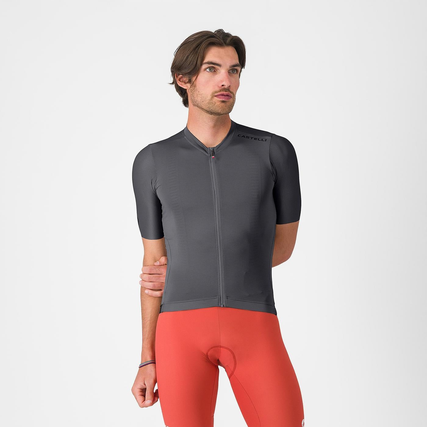 CASTELLI ESPRESSO 2 Short Sleeve Jersey Grey