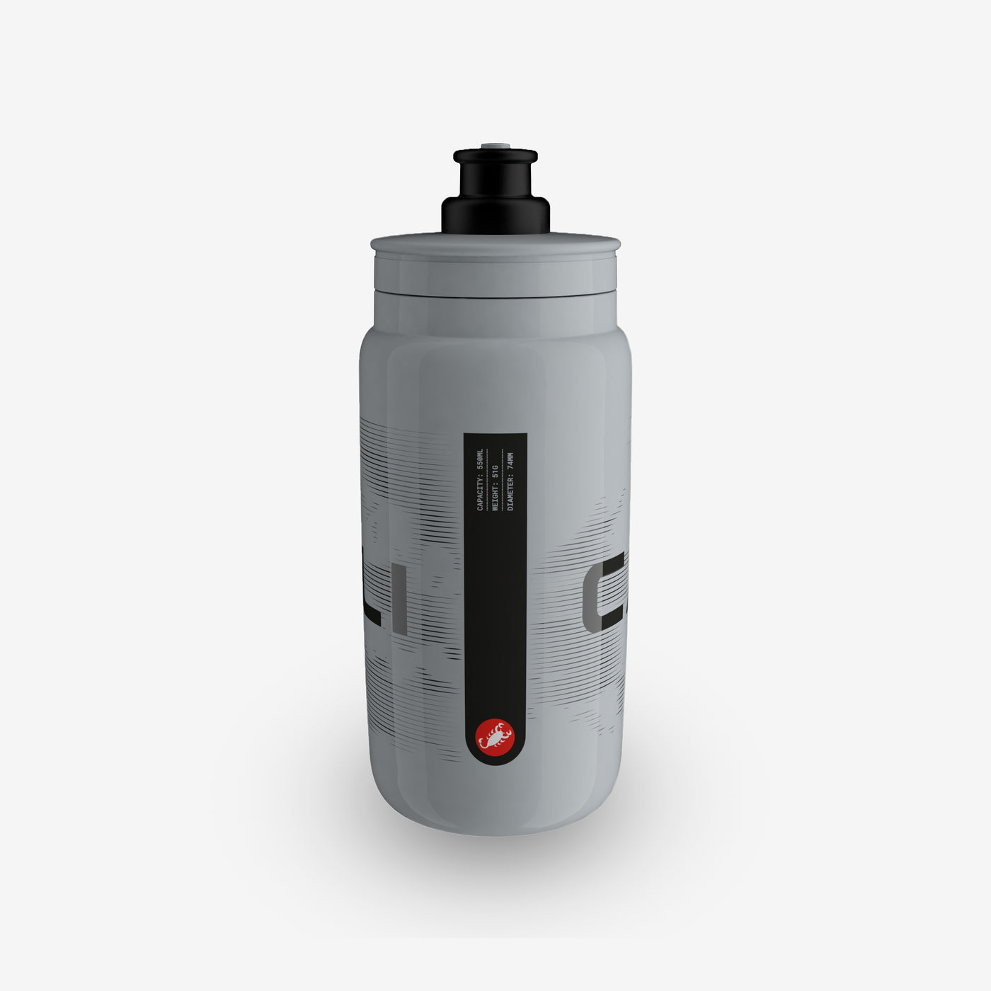 CASTELLI CLOUD Grey water bottle