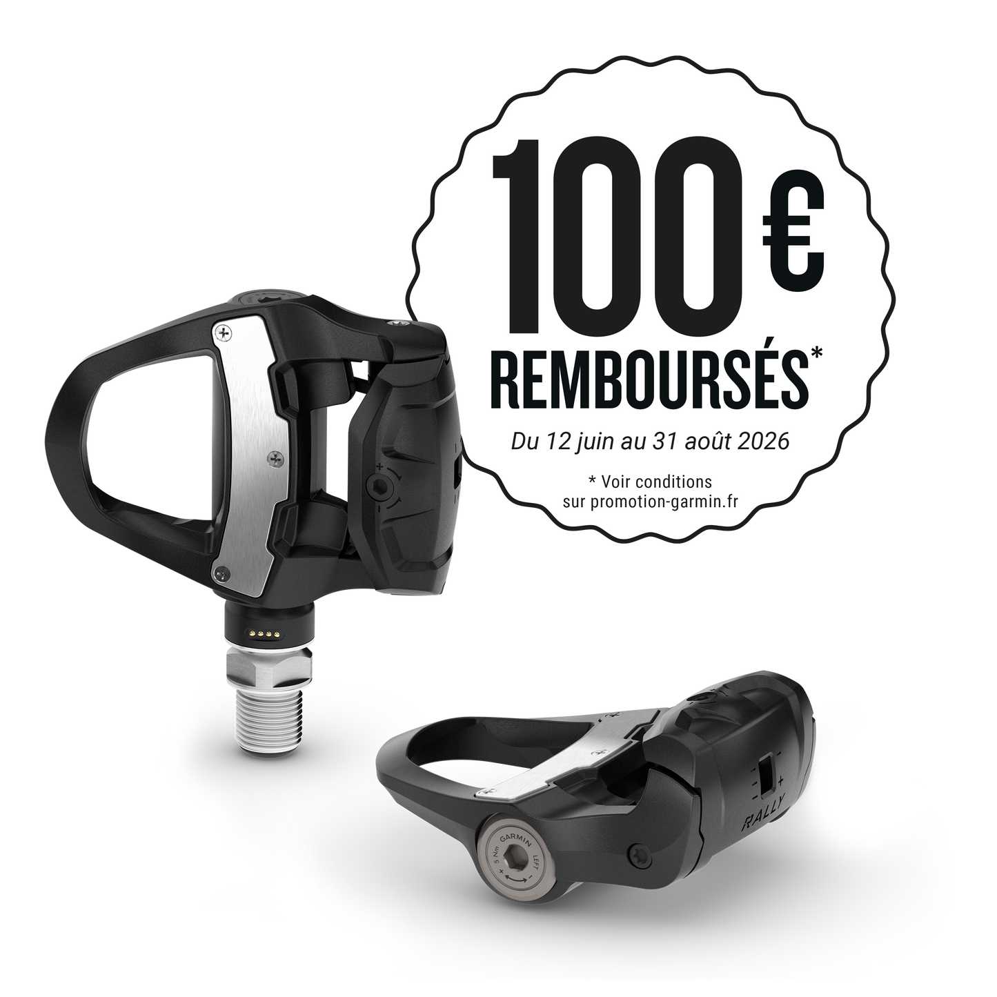 Pedals Power Meter GARMIN RALLY RK 210