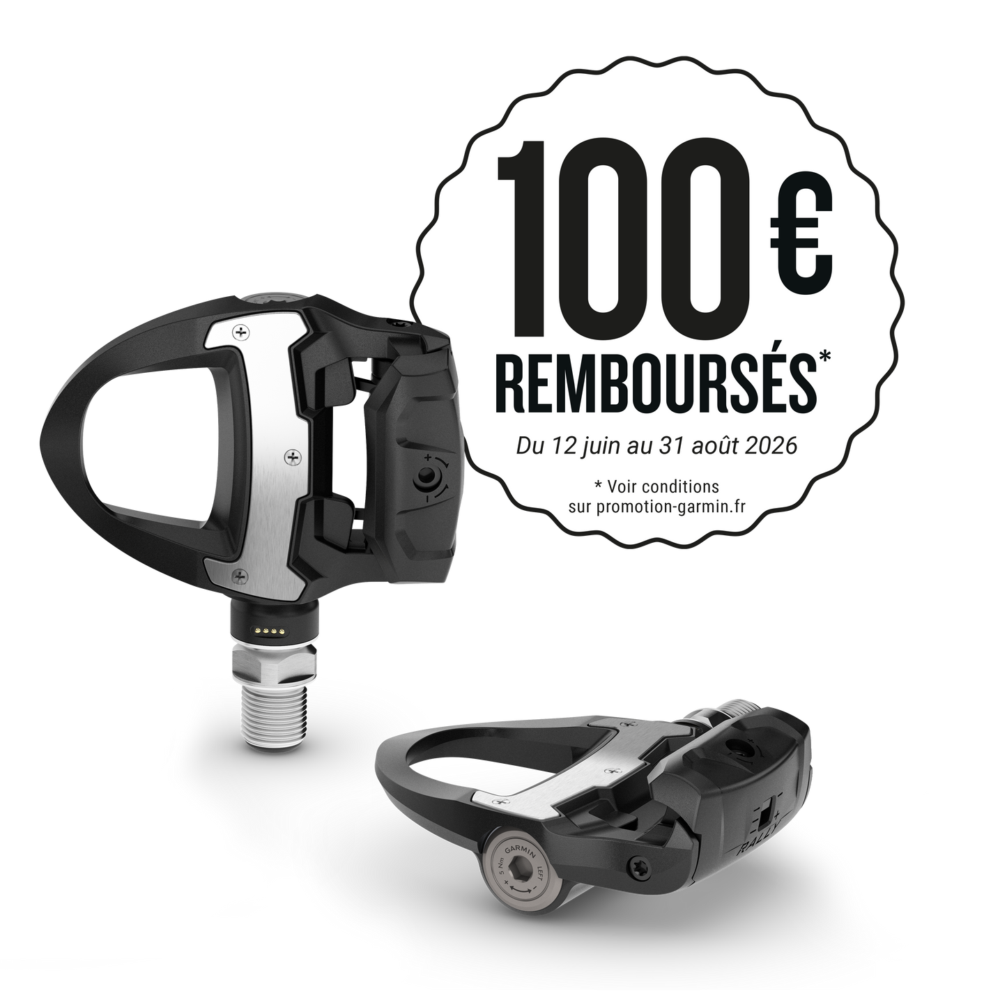 Pedals Power Meter GARMIN RALLY RS 210