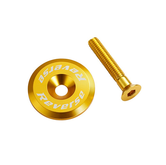 REVERSE COMPONENTS 1"1/8 Gold plug