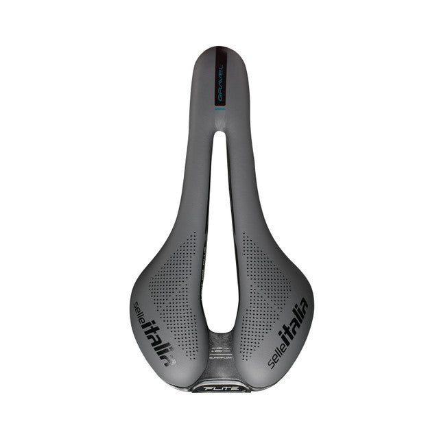 SELLE ITALIA FLITE BOOST GRAVEL SUPERFLOW S Rails Ti316 Black/Grey