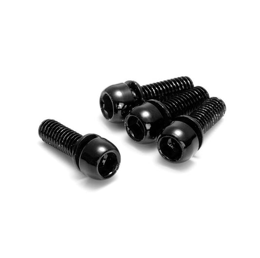 Kit of 4 REVERSE screws for mountingCaliper M6 x 18 mm Black