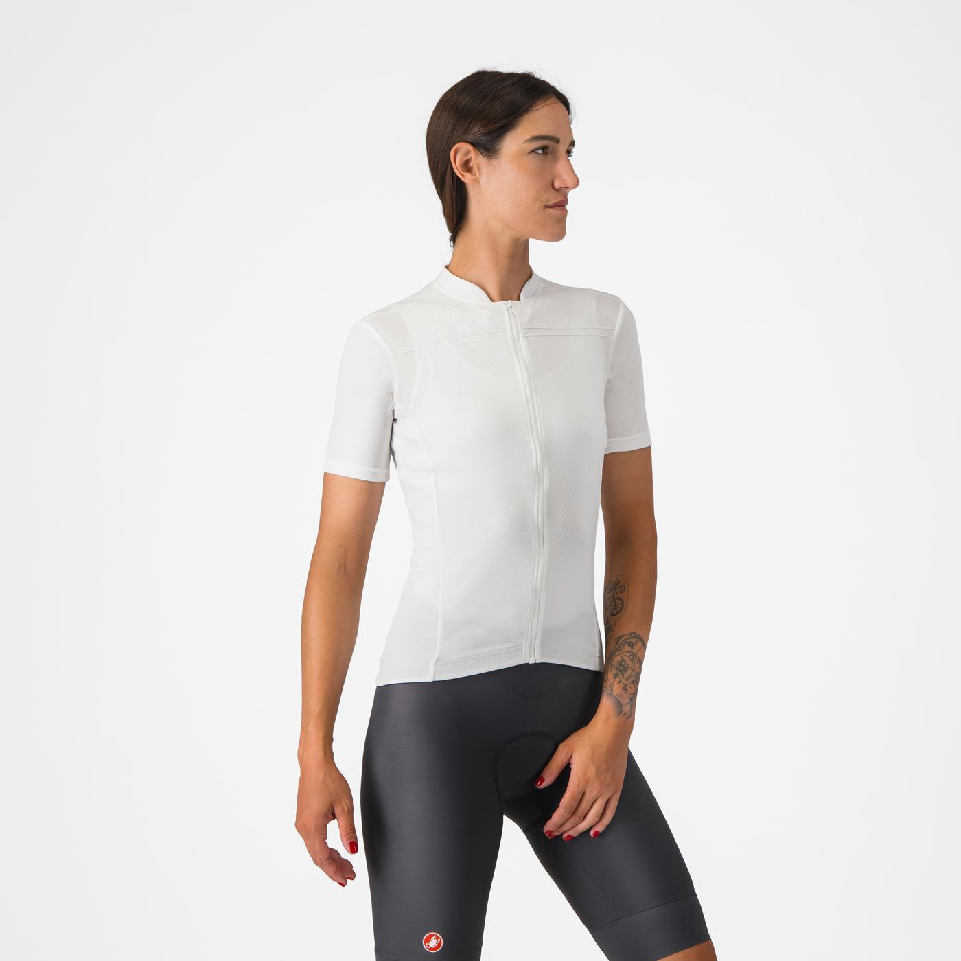 CASTELLI ANIMA 4 Women's Short Sleeve Jersey White