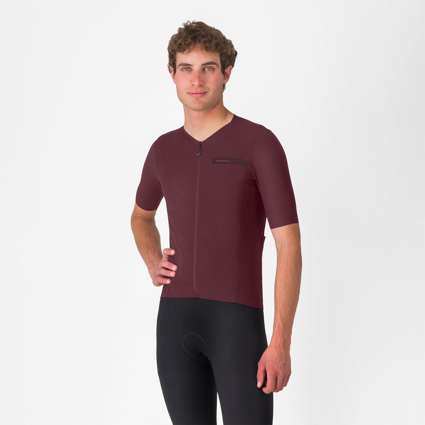 CASTELLI PREMIO EVO Short Sleeve Jersey Bordeaux