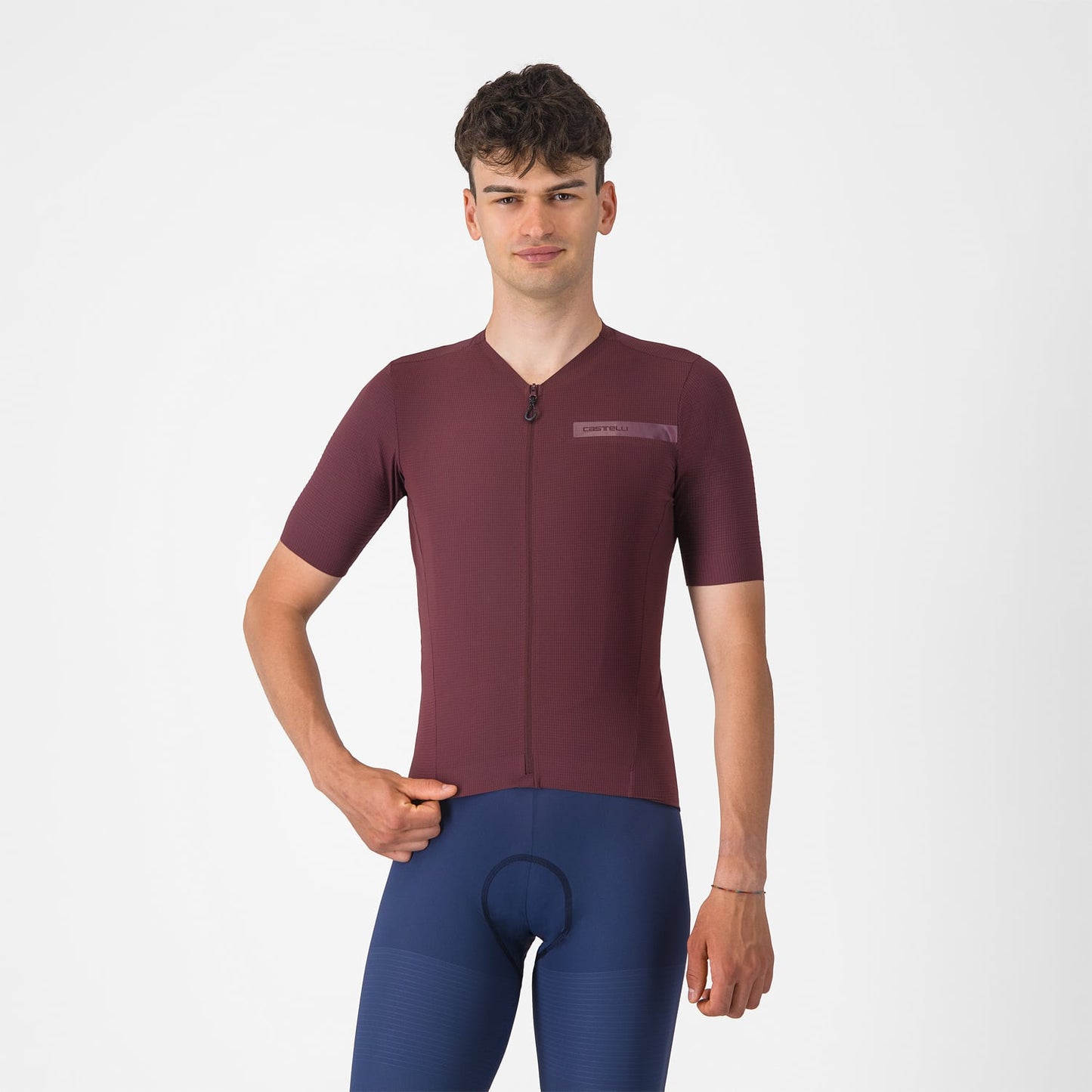 CASTELLI PREMIO EVO Short Sleeve Jersey Bordeaux