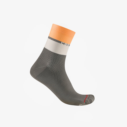 CASTELLI ELEGANTE 12 Women's Socks Grey/Orange