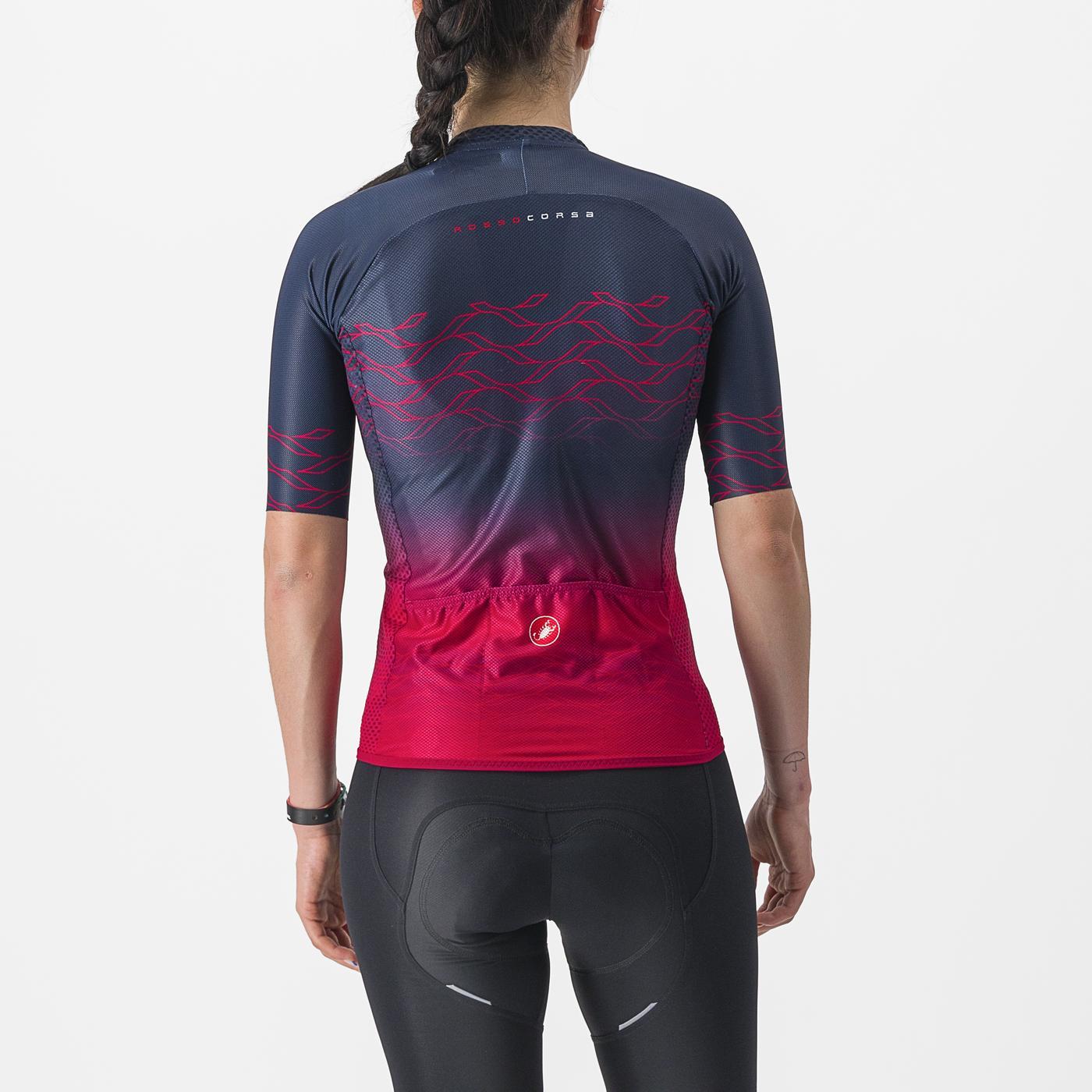 CASTELLI CLIMBER'S 2.0 W Women's Short Sleeve Jersey Navy/Pink