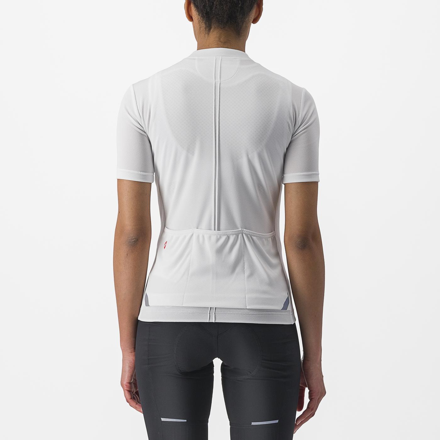 CASTELLI ANIMA 4 Women's Short Sleeve Jersey White