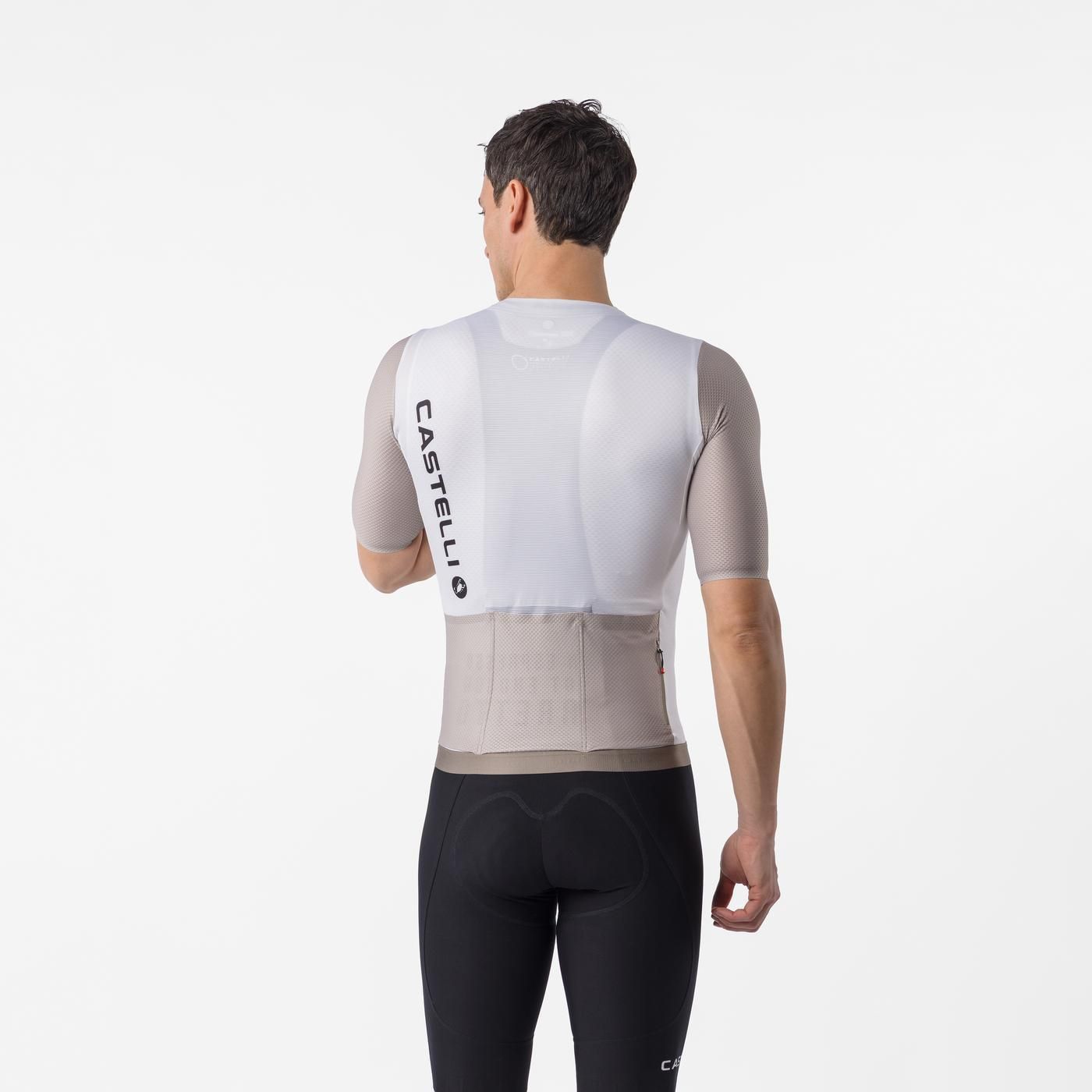 CASTELLI CORRETTO Short Sleeve Ivory/Clay Jersey