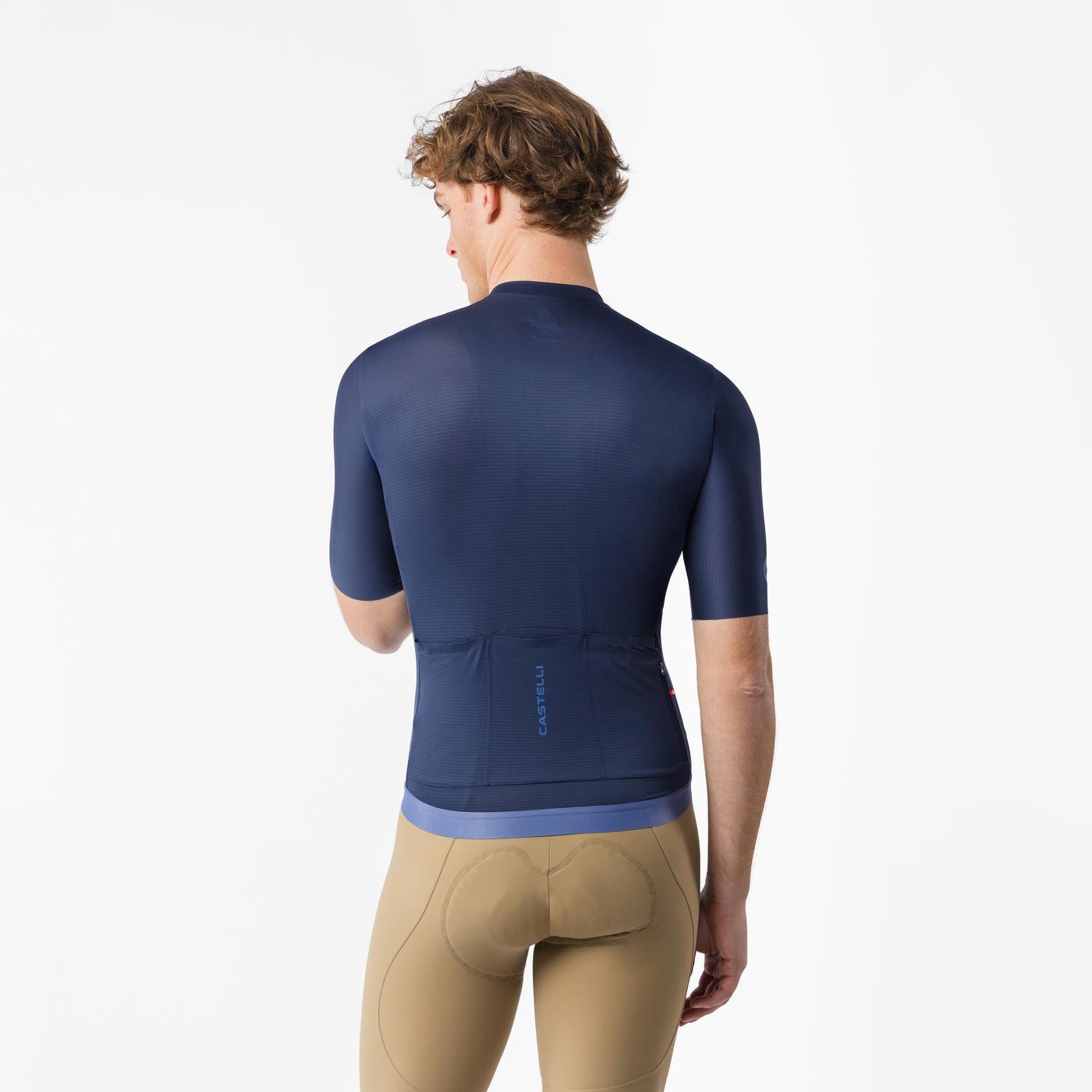 CASTELLI ESPRESSO 2 Short Sleeve Jersey Blue