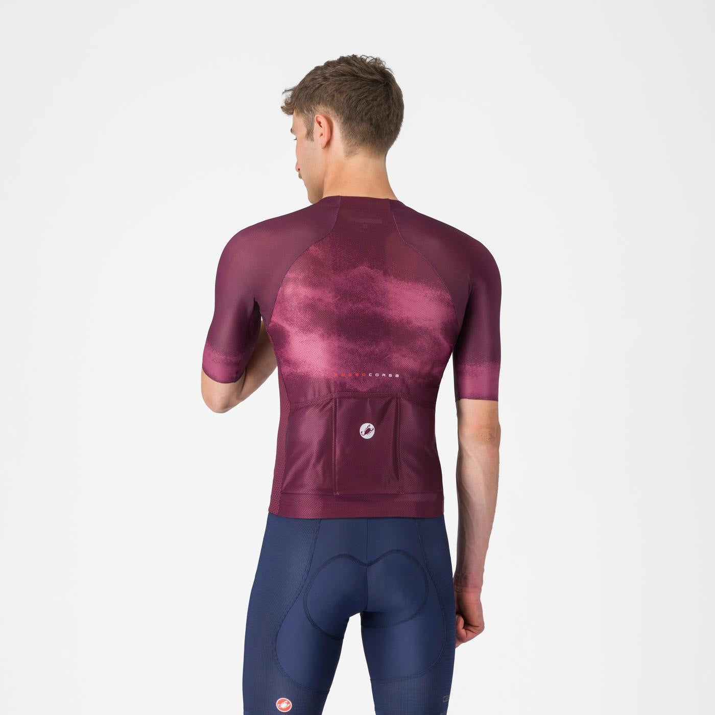 CASTELLI CLIMBER'S A/C Short Sleeve Bordeaux Jersey