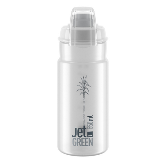 ELITE JET SUGAR CANE PLUS water bottle (550ml) Transparent/Grey