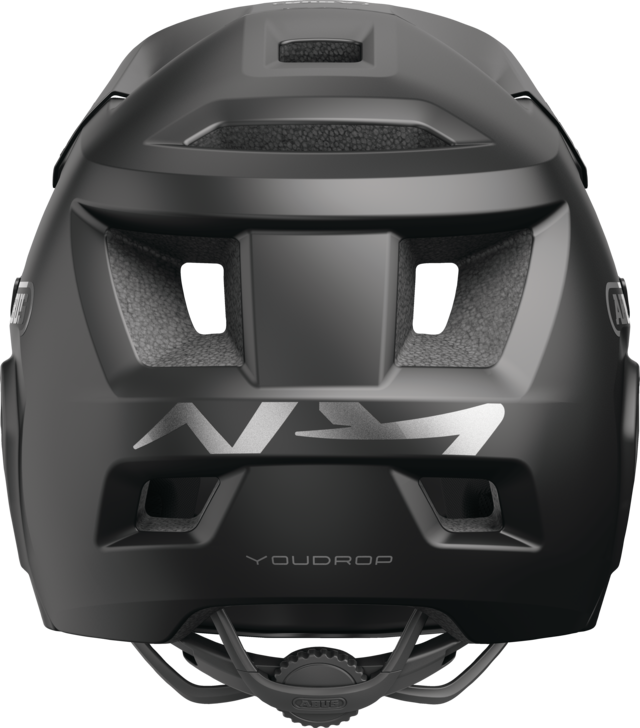 ABUS YOUDROP FF Junior Muted Black MTB Helmet