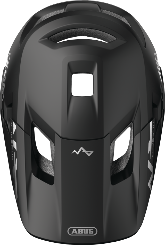 ABUS YOUDROP FF Junior Muted Black MTB Helmet