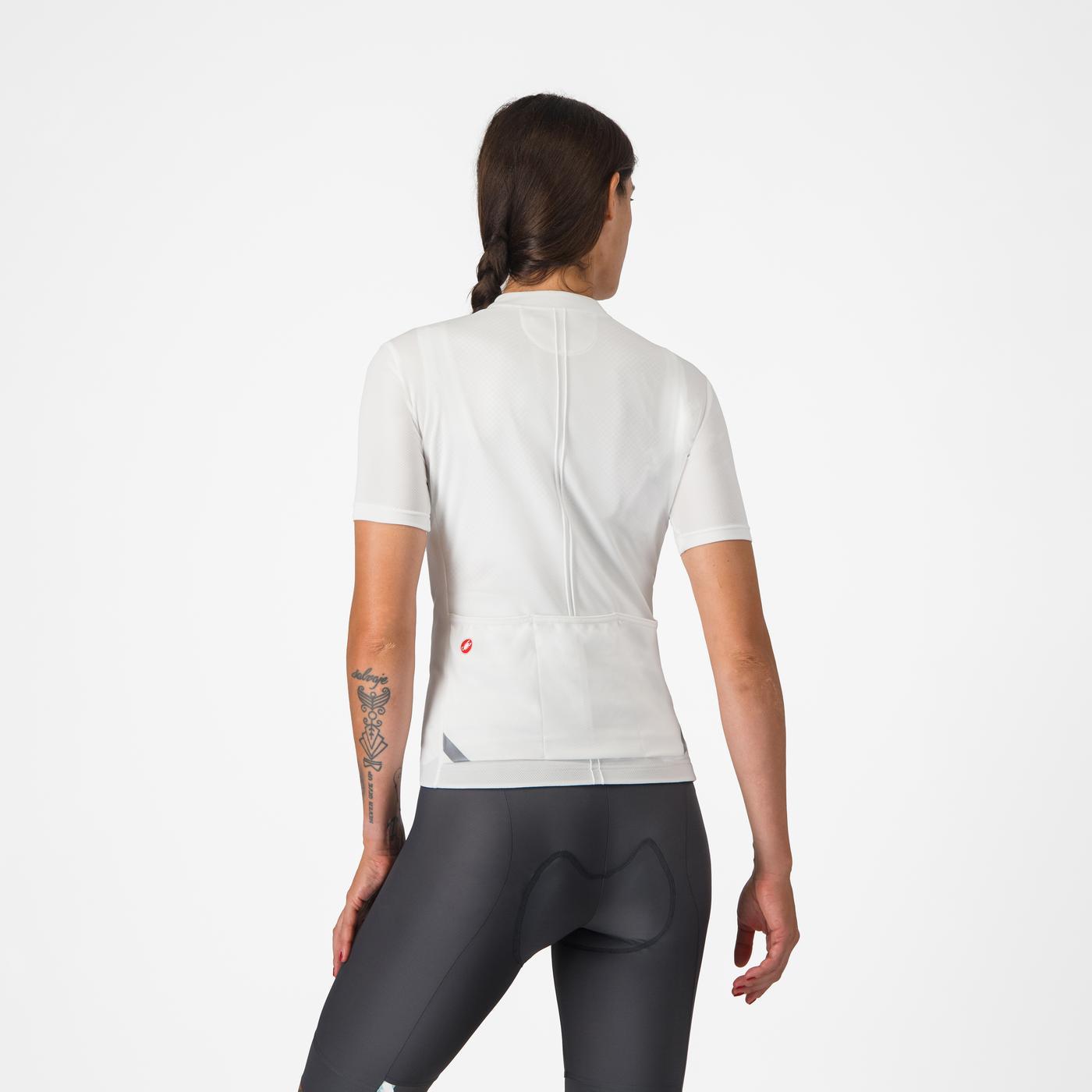 CASTELLI ANIMA 4 Women's Short Sleeve Jersey White