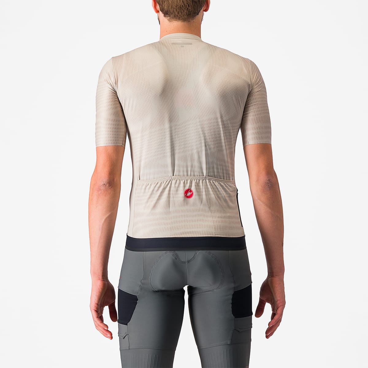 CASTELLI UNLIMITED ENDURANCE Short Sleeve Jersey Grey/Orange