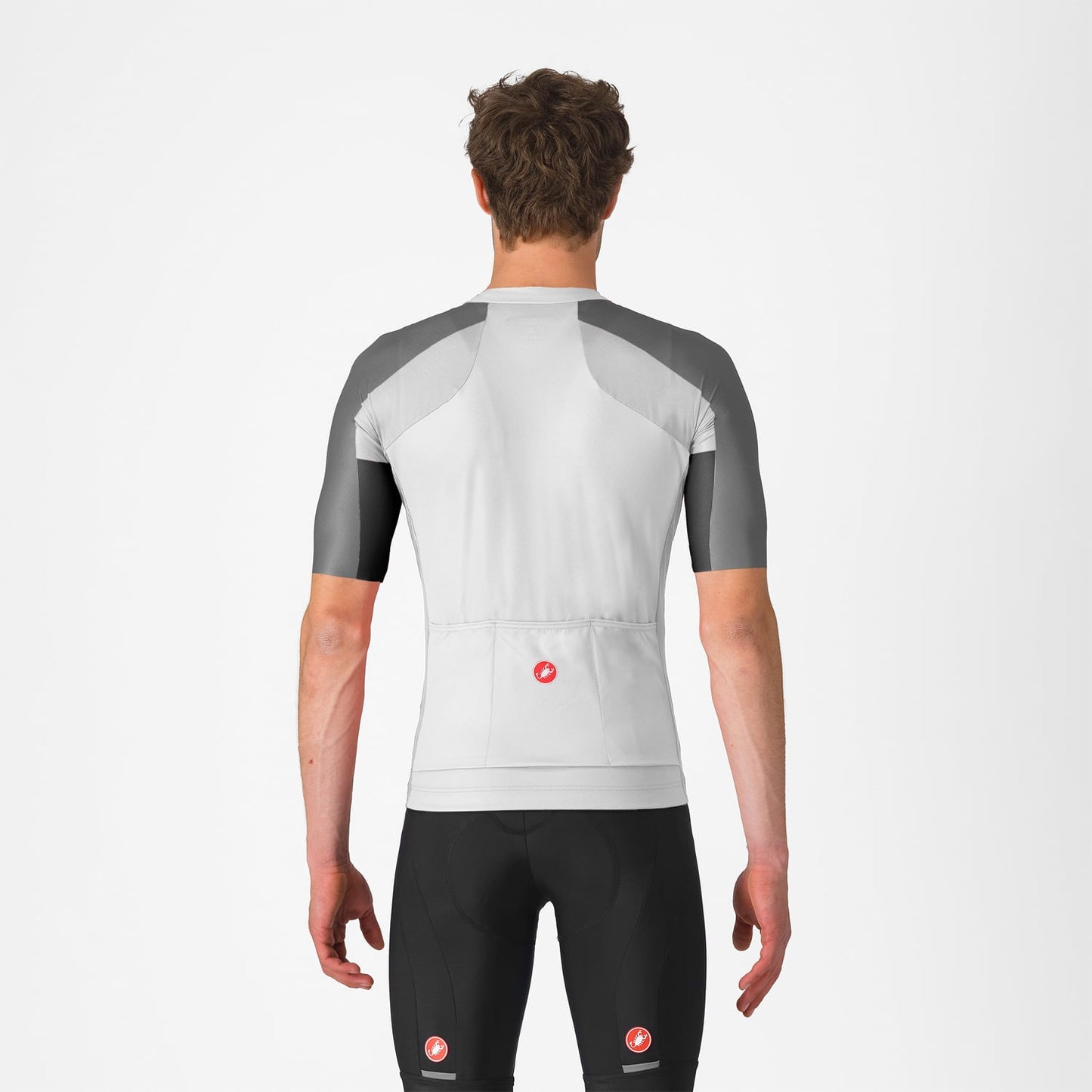 CASTELLI ENTRATA 6 Short Sleeve Jersey White/Black