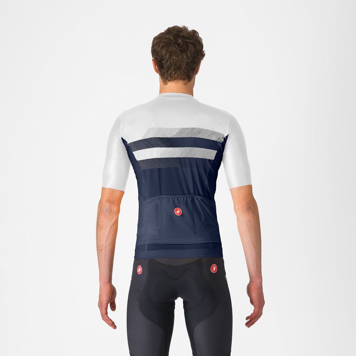 CASTELLI SIMBOLO Short Sleeve Jersey Blue/White