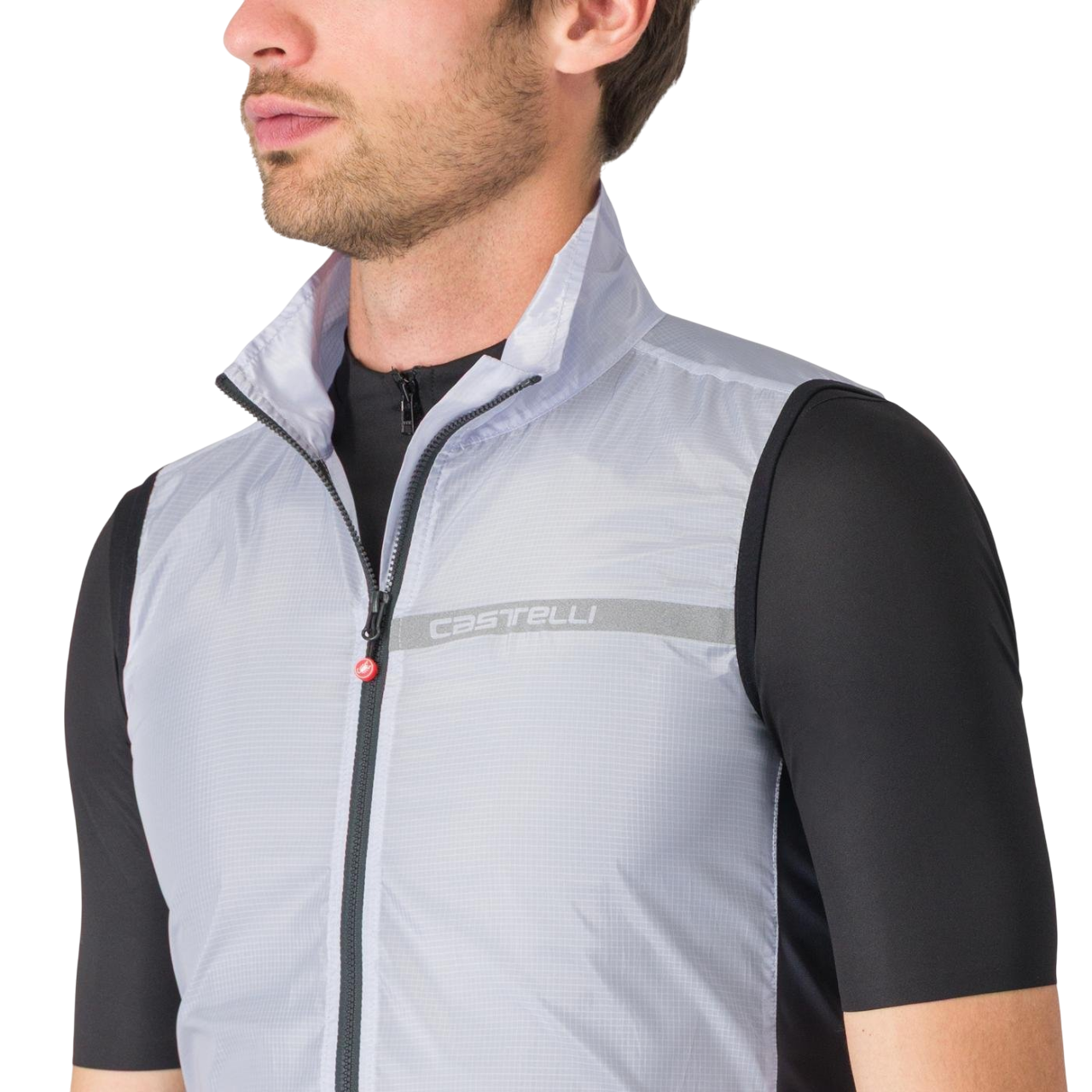 CASTELLI SQUADRA STRETCH Sleeveless Jacket Grey